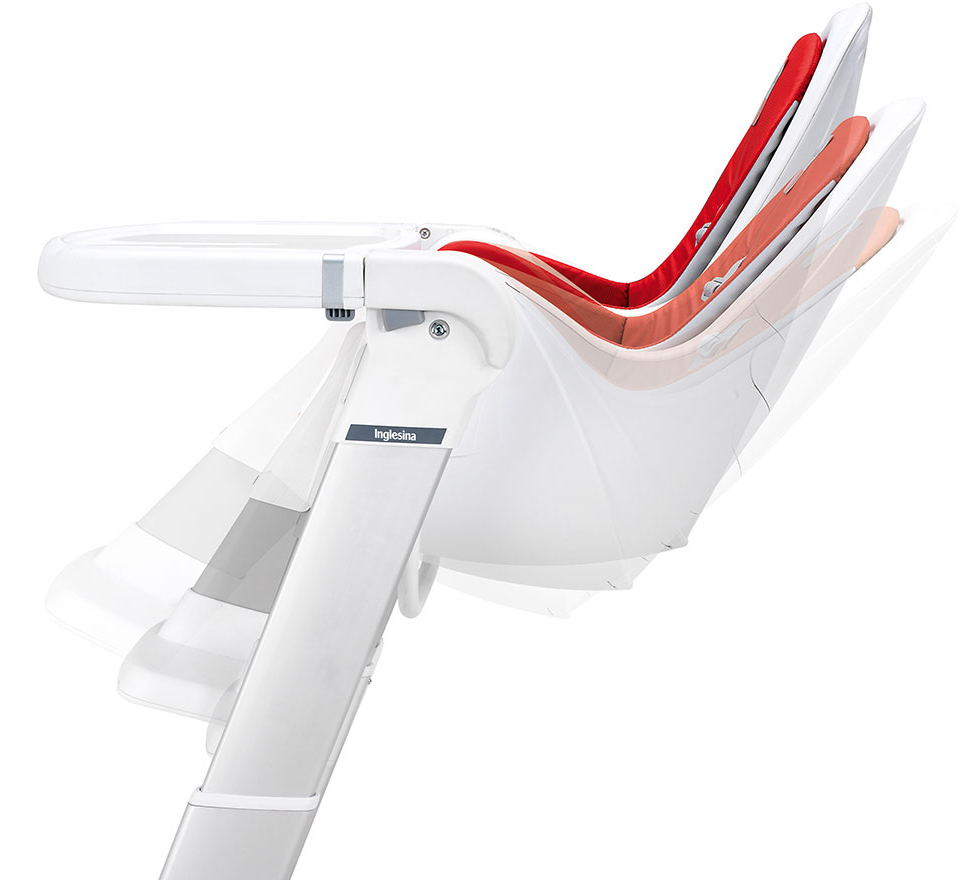 Inglesina Zuma High Chair - White/Lime -Stroller Promotion Store inglesinazuma recline