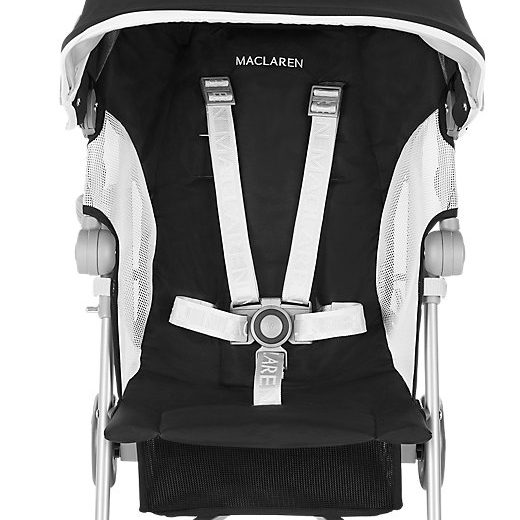 Maclaren 2016/2017 Globetrotter Umbrella Stroller - Black/White -Babyzen || Baby Jogger Shop maclarenglobetrotter seat