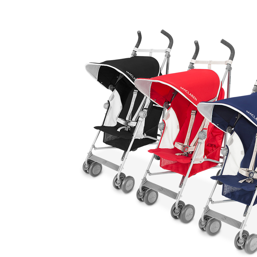 Maclaren 2016/2017 Globetrotter Umbrella Stroller - Black/White -Babyzen || Baby Jogger Shop maclarenglobetrotterlinedup