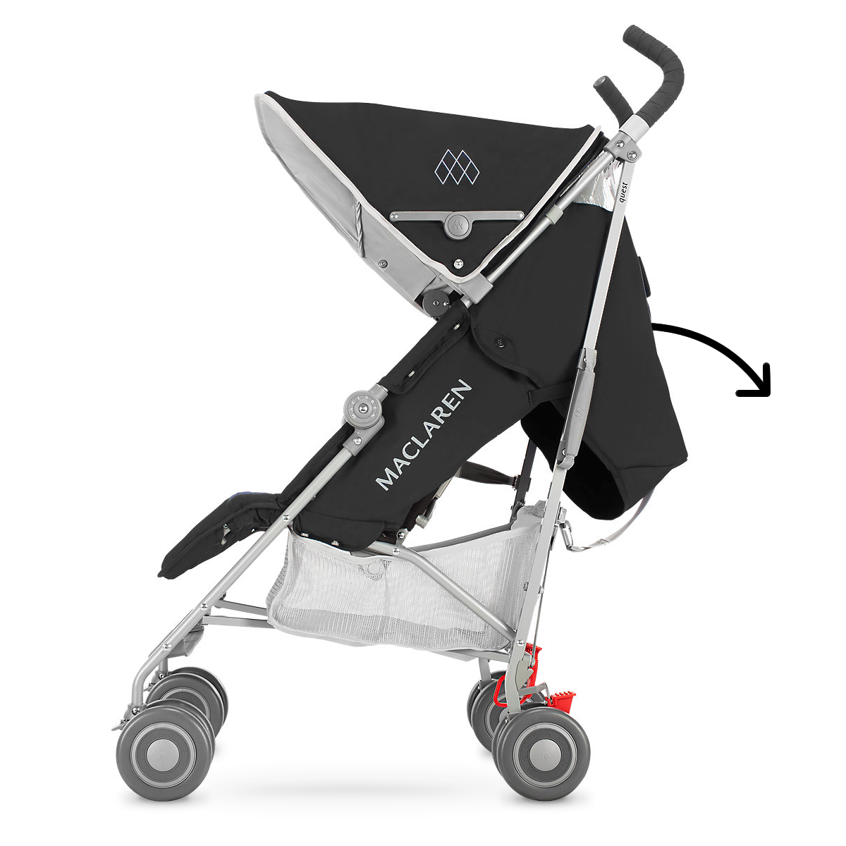 Maclaren 2016/2017 Quest Stroller - Black/Black 17 Maclaren 2016/2017 Quest Stroller - Black/Black -Stroller Promotion Store maclarenquestfeaturessquare recline