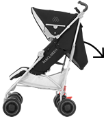 Maclaren Techno XT Winter Style Set - Black -Babyzen || Baby Jogger Shop maclarentechnoxt thisitemwill recline