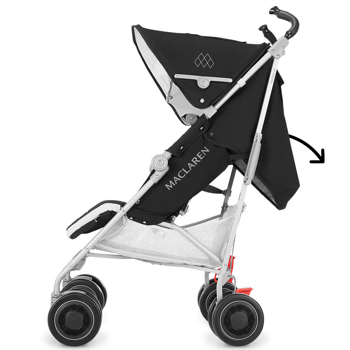 Maclaren 2016/2017 Techno XT Stroller - Charcoal/Marmalade 12 Maclaren 2016/2017 Techno XT Stroller - Charcoal/Marmalade -Stroller Promotion Store maclarentechnoxtsquare recline