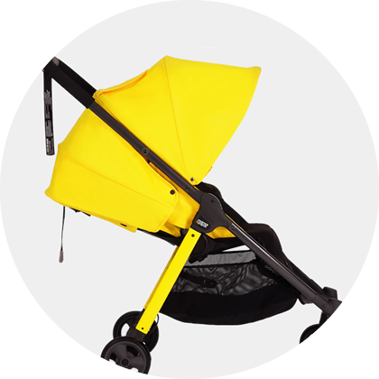 Mamas & Papas Armadillo City Compact Stroller - Blue Indigo -Stroller Promotion Store mamasandpapasarmadillocityfeatures flat