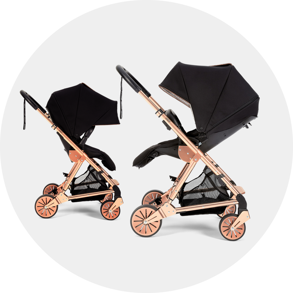 Mamas & Papas Urbo 2 Stroller, Signature Edition - Black / Rose Gold