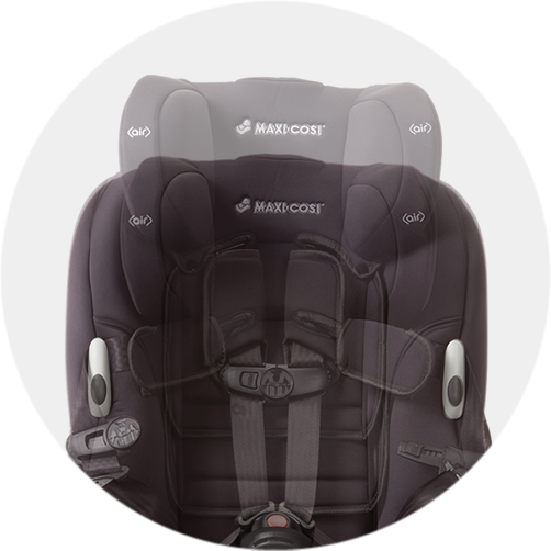 Maxi-Cosi Maxi Cosi Pria 85 Ribble Convertible Car Seat - Mallorca Blue -Stroller Promotion Store maxicosipria85features heightadjustment
