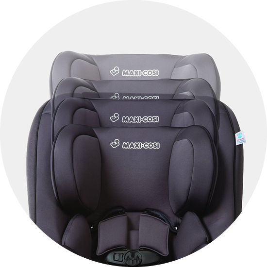 Maxi-Cosi Maxi Cosi Vello 65 Convertible Car Seat - Grey -Stroller Promotion Store maxicosivello65features headrest