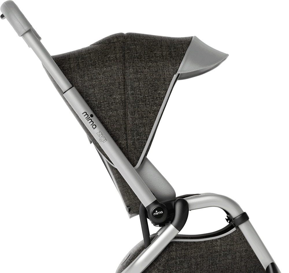 Mima Zigi Compact Stroller - Midnight Blue -Stroller Promotion Store mimazigi canopy