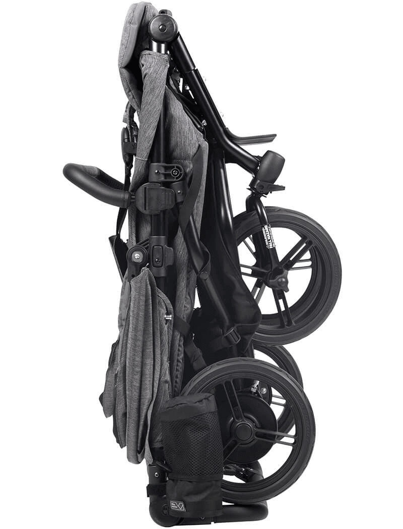 Mountain Buggy Duet Luxury Stroller - Herringbone -Stroller Promotion Store mountainbuggyduet fold