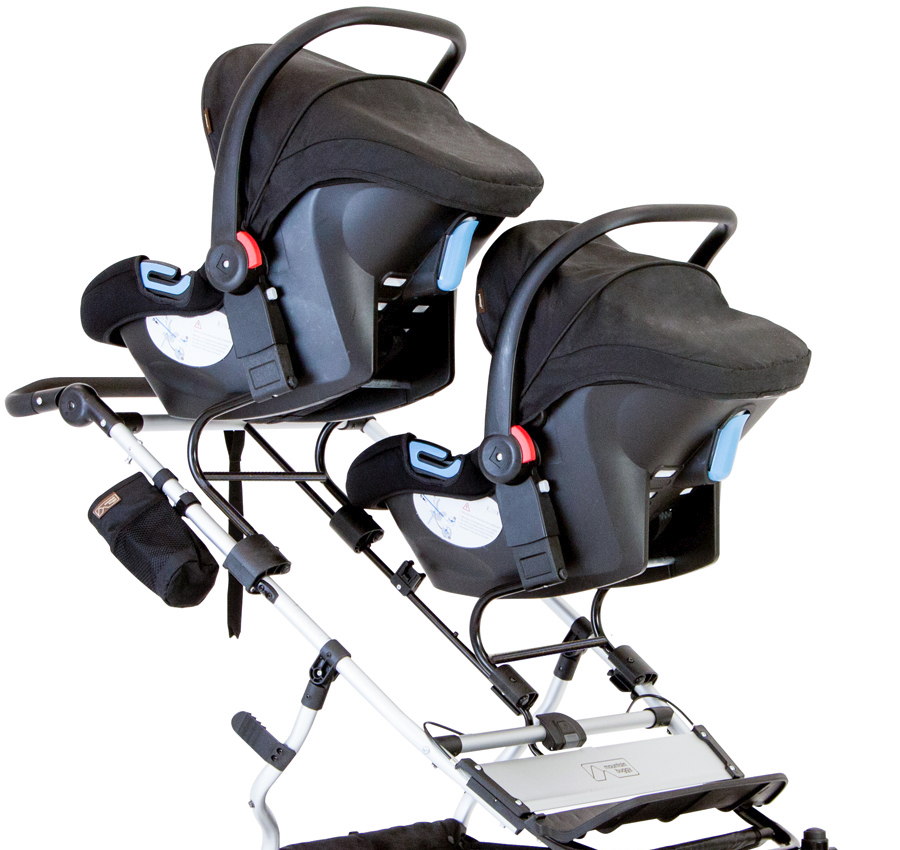 Mountain Buggy Duet Aerotech Double Stroller - Chili -Stroller Promotion Store mountainbuggyduetaerotech travelsystem