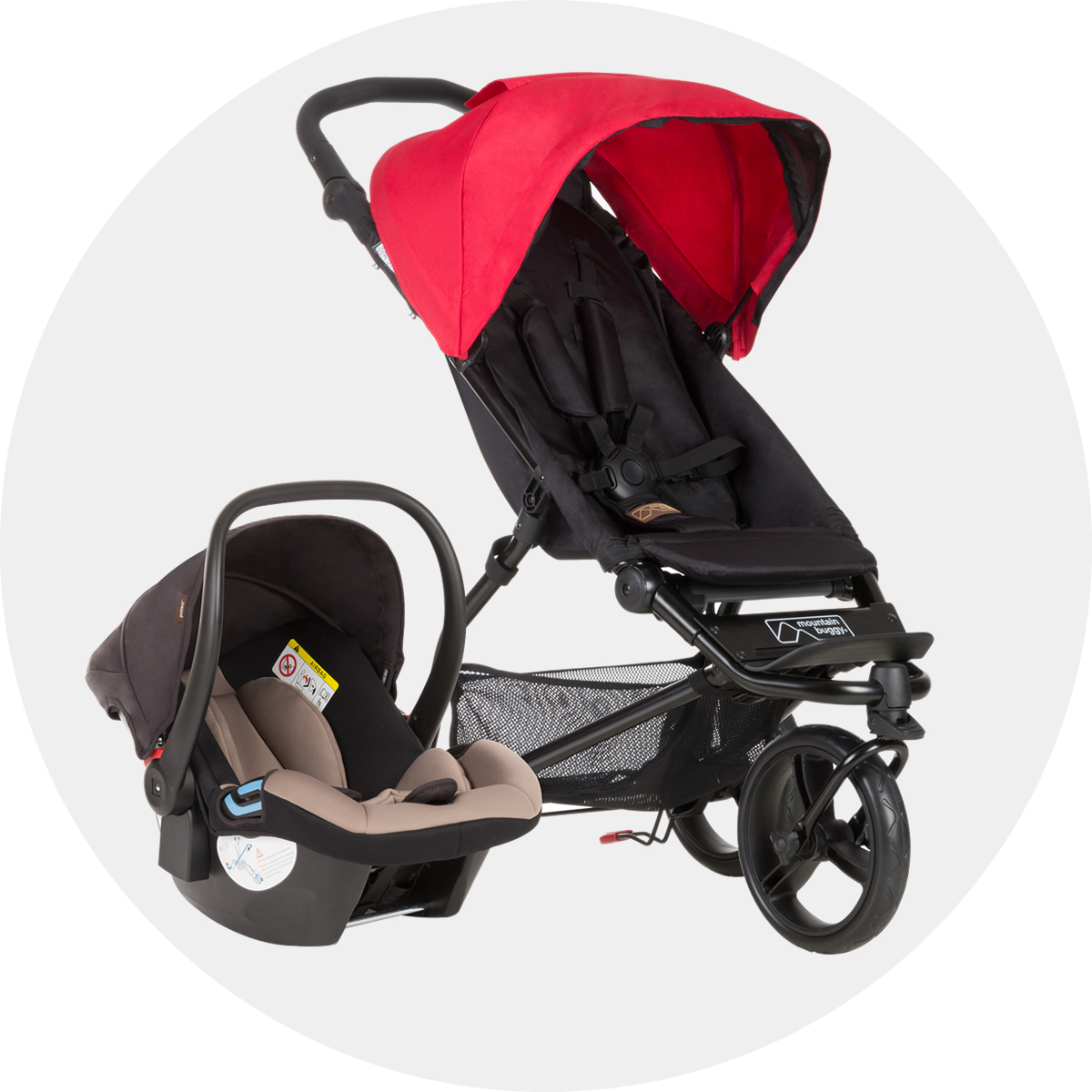 Mountain Buggy Mini Travel System - Berry -Britax || Graco || Maxi-Cosi Shop mountainbuggyminfeatures travelsystem