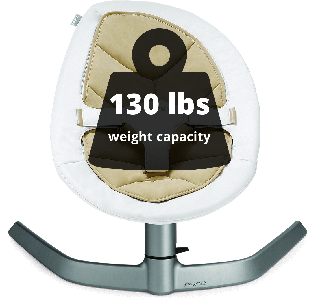 Nuna Leaf Bouncer (Organic Cotton Insert) - Twilight 15 Nuna Leaf Bouncer (Organic Cotton Insert) - Twilight -Little Unicorn Store nunaleaf capacity