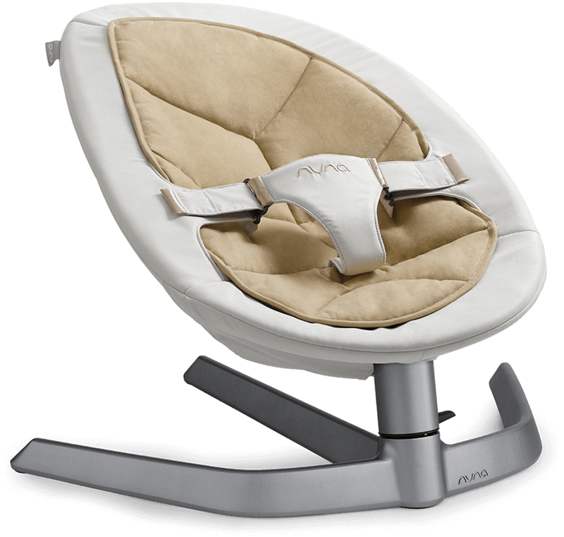 Nuna Leaf Bouncer (Organic Cotton Insert) - Twilight -Little Unicorn Store nunaleaf side