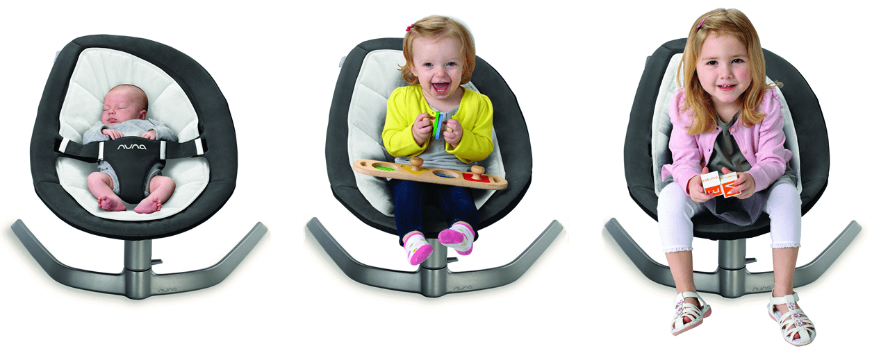 Nuna Leaf Bouncer (Organic Cotton Insert) - Twilight -Little Unicorn Store nunaleaf stages