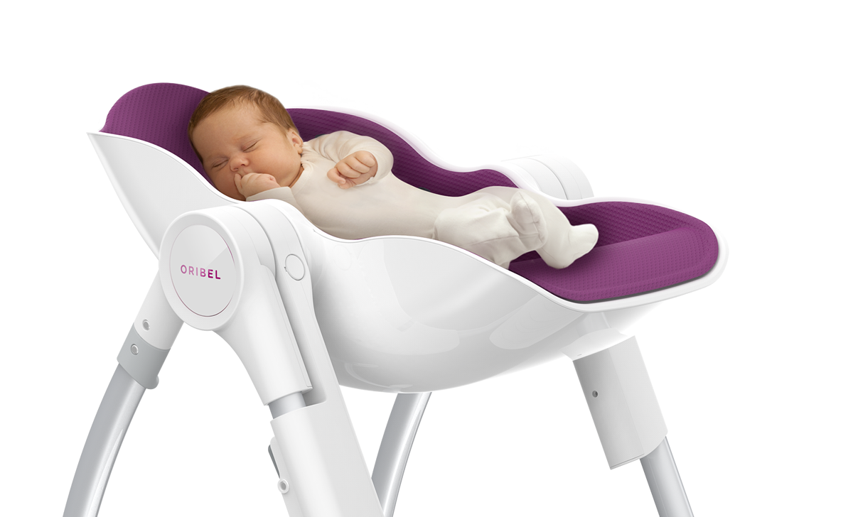 Oribel Cocoon High Chair - Plum 18 Oribel Cocoon High Chair - Plum -Stroller Promotion Store oribelcocoon pad