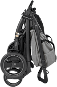 Peg Perego Book For Two Side By Side Double Stroller - Onyx -Stroller Promotion Store pegperegobookfortwo thisitemwill fold