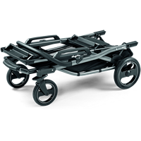 Peg Perego Duette Piroet Double Stroller - City Grey -Stroller Promotion Store pegperegoduettepiroet thisitemwill fold