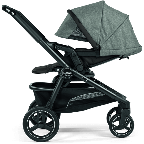 Peg Perego Team Stroller - Onyx -Stroller Promotion Store pegperegoteam recline