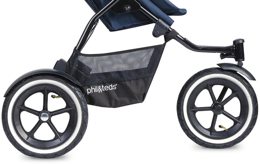 Phil & Teds Sport Stroller - Graphite -Stroller Promotion Store philandtedssport tires