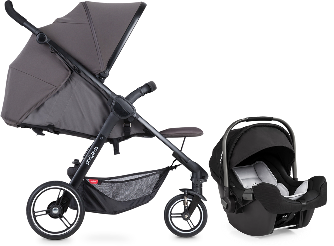 Phil & Teds Smart Buggy V3 - Graphite 16 Phil & Teds Smart Buggy V3 - Graphite -Babyzen || Baby Jogger Shop philtedssmart newborn