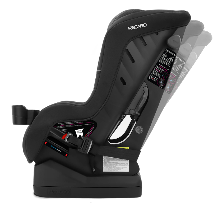 Recaro Roadster XL Convertible Car Seat - Aluminum Gray -Stroller Promotion Store recaroroadsterxl recline