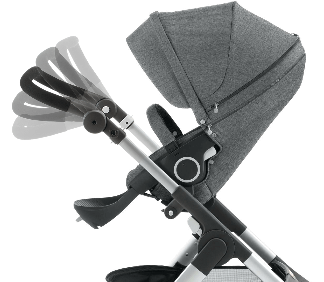 Stokke Trailz Classic Stroller Grey Melange