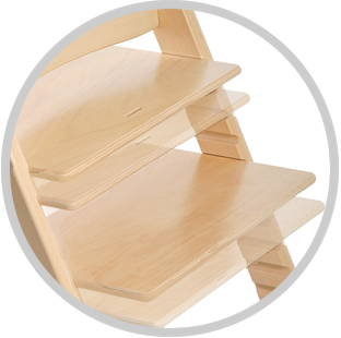 Height and depth adjustable seat and foot plate