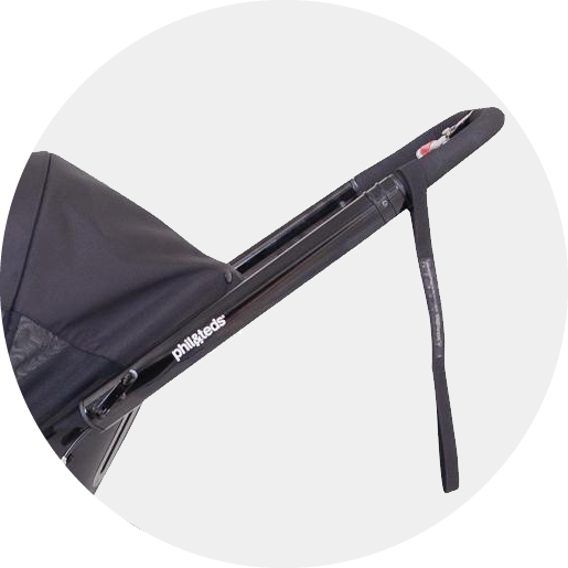 Phil & Teds Sub 4 Jogging Stroller -Babyzen || Baby Jogger Shop sub4features handle