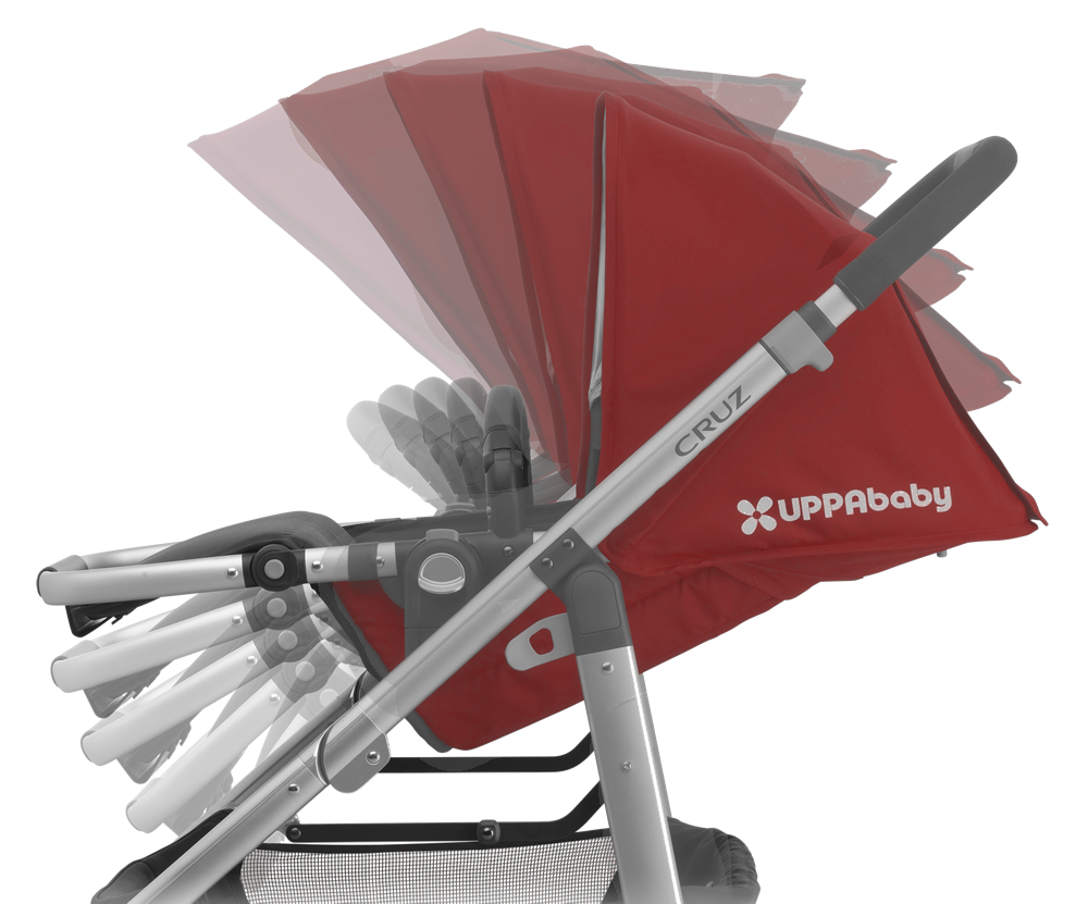 UPPAbaby 2018 Cruz Stroller - Jordan (Charcoal Melange/Silver/Black Leather) 9 UPPAbaby 2018 Cruz Stroller - Jordan (Charcoal Melange/Silver/Black Leather) -Stroller Promotion Store uppababycruz2018 recline