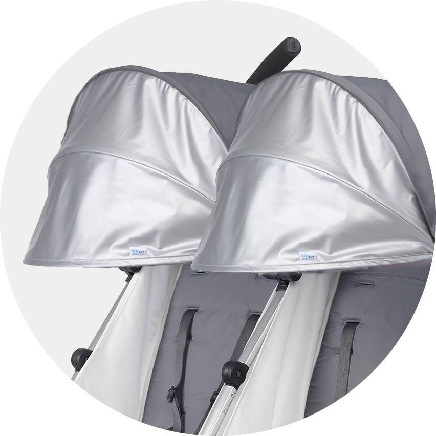 UPPAbaby 2018 G-Link Double Stroller - Pascal -Stroller Promotion Store uppababyglinkfeatures canopy