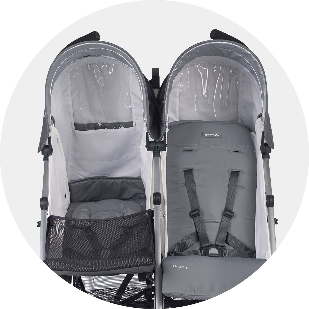 UPPAbaby 2018 G-Link Double Stroller - Pascal -Stroller Promotion Store uppababyglinkfeatures independentrecline