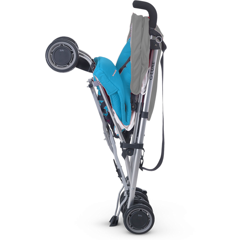 UPPAbaby 2017 G-LUXE Umbrella Stroller - Makena (Purple/Silver) (Discontinued Fashion) -Stroller Promotion Store uppababygluxe fold