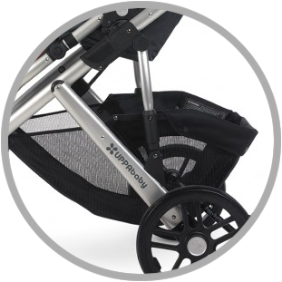 UPPAbaby Vista Stroller - Ella (Jade) 2014 -Graco Store uppababyvistafeature basket