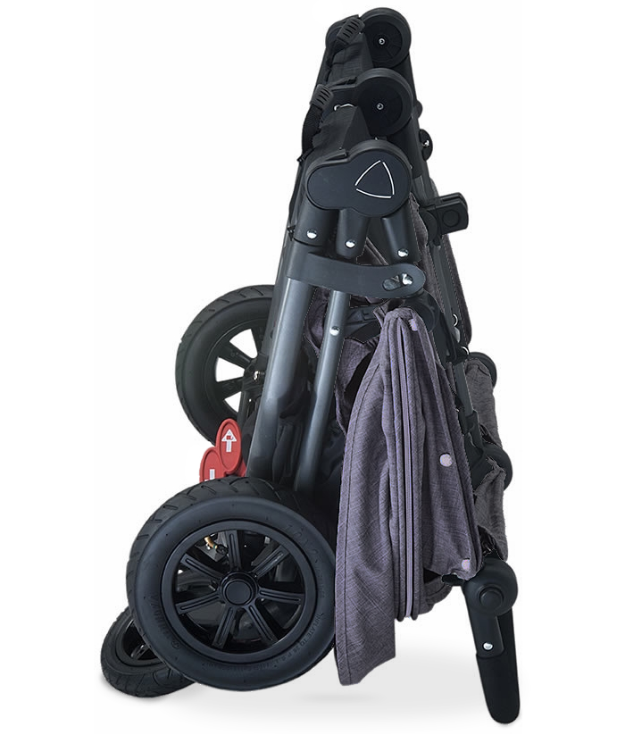 Valco Neo Twin Tailormade Double Stroller - Denim Blue 13 Valco Neo Twin Tailormade Double Stroller - Denim Blue -Stroller Promotion Store valconeotwin fold