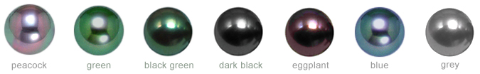 Tahitian Pearl Color Chart