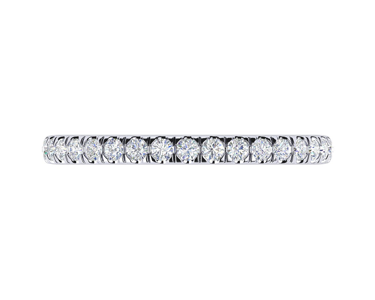 Diamond Wedding Band Front