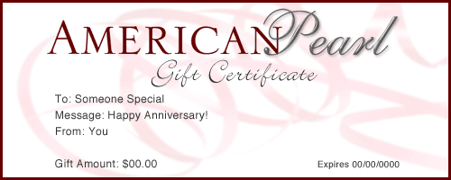 American Pearl Gift Certificate