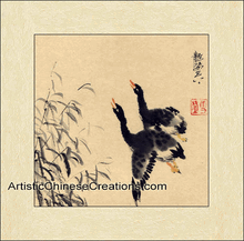 chinese brush painting - chinese art - chinese home decor