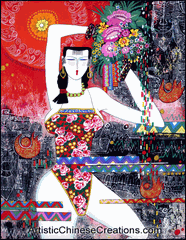 chinese modern painting - chinese art - chinese wall decor