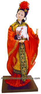 collectible chinese doll - chinese figurine - chinese gifts