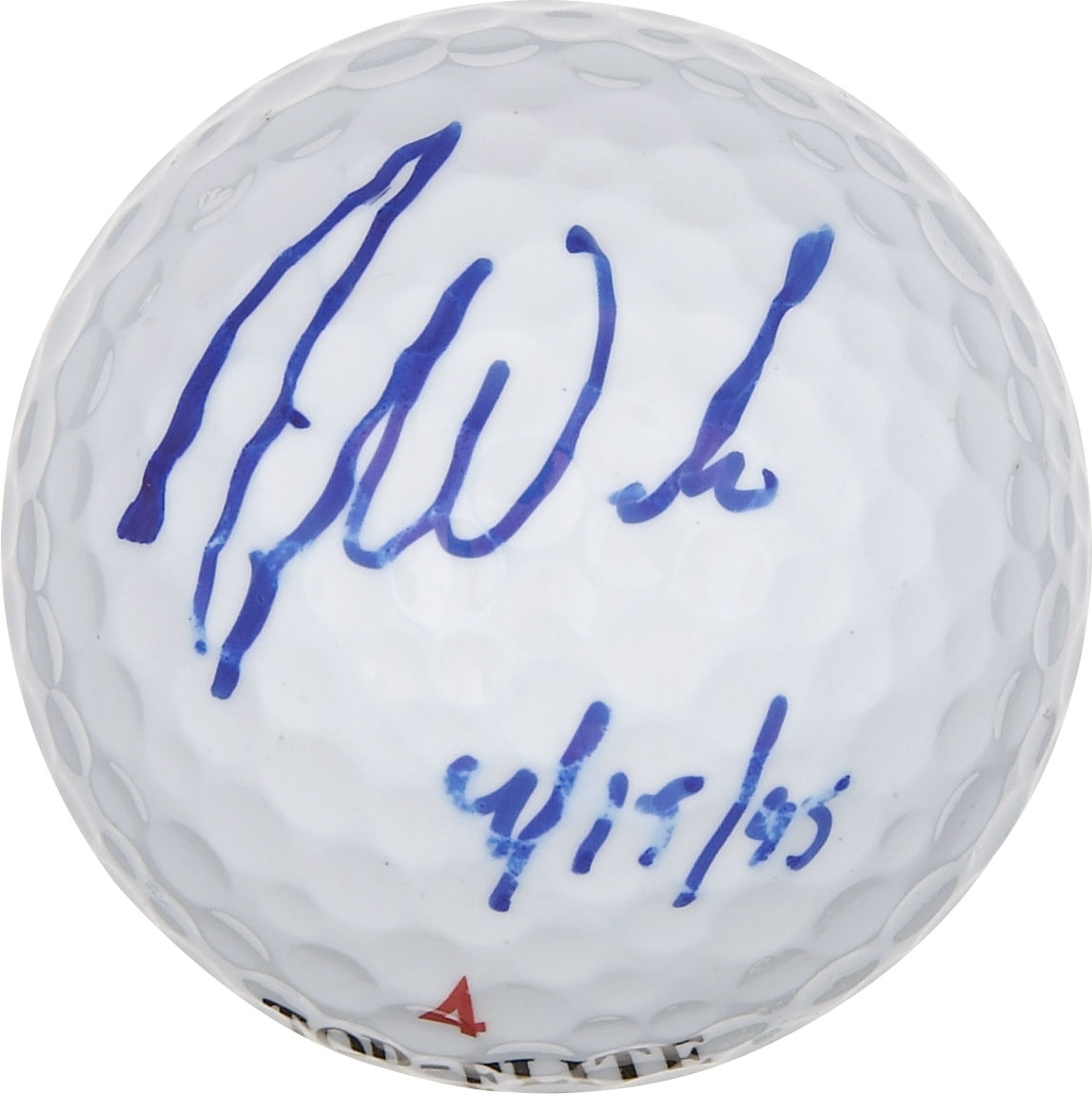 Tiger Woods 1995 Autographed Golf Ball