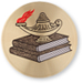 Academic Lamp with Books