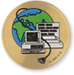 Computer Equipment with Globe