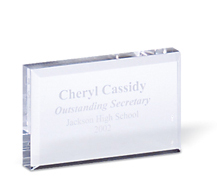 Beveled Paperweight