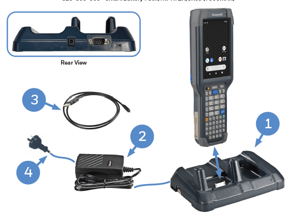 Honeywell 871-228-401 Single Dock, CK3 & CK65 Honeywell 871-228-401 Single Dock, CK3 & CK65 Diagram