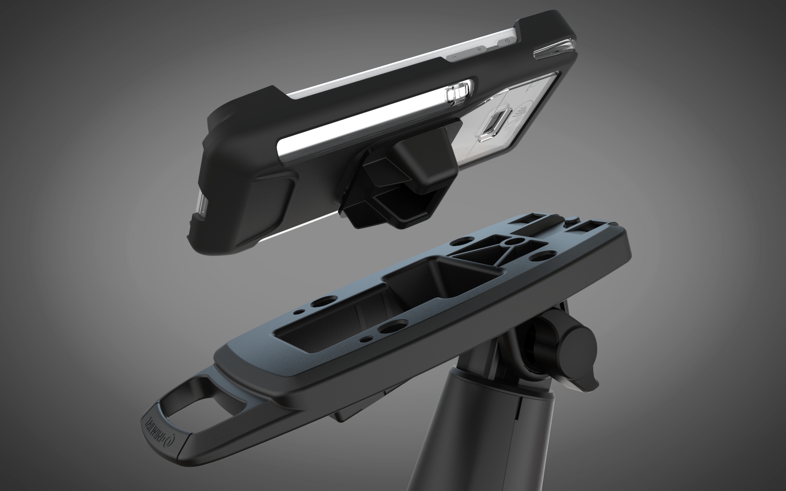 Havis ASS20121 FlexiPole Plus 7 in. pole with tilt and swivel, compatible with all major payment devices