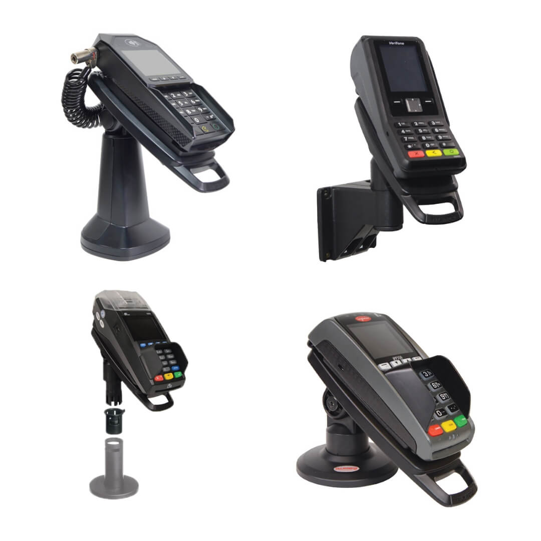 Havis ASS20121 FlexiPole Plus 7 in. pole with tilt and swivel, compatible with all major payment devices