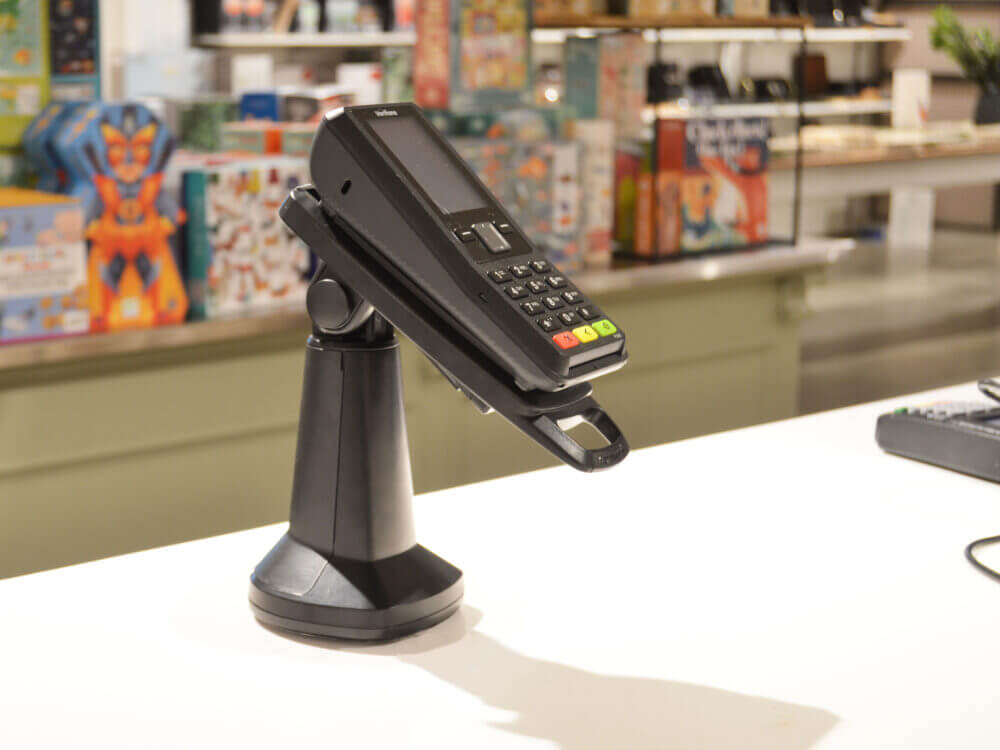 Havis ASS20121 FlexiPole Plus 7 in. pole with tilt and swivel, compatible with all major payment devices