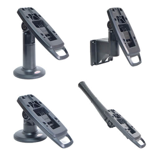 Havis ASS20121 FlexiPole Plus 7 in. pole with tilt and swivel, compatible with all major payment devices