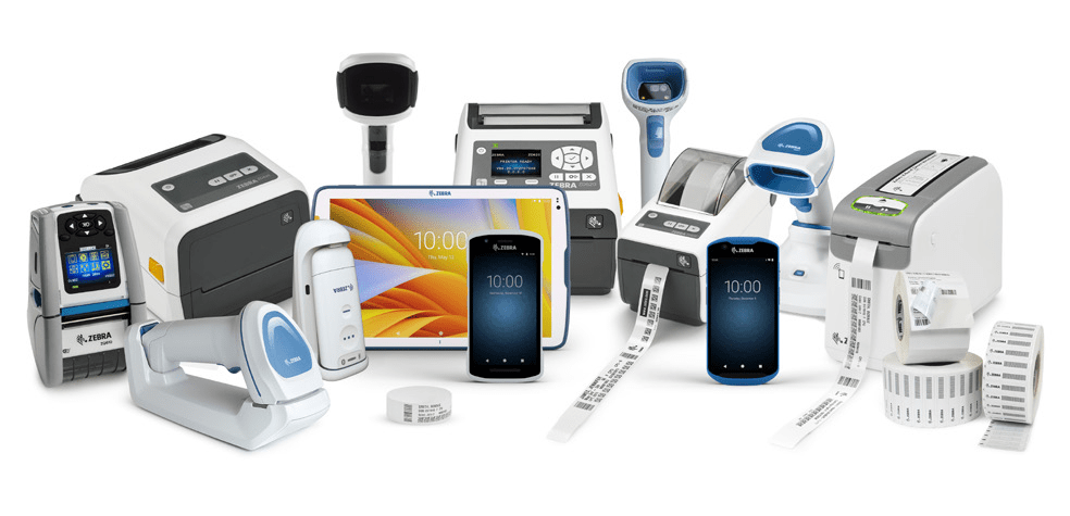 Zebra Mobile Computers, Tablets, Mobile Printers, Companion Scanner, Cordless Barcode Scanners, Receipt Printers, Labels