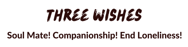 Three Wishes: Soul Mate! Companionship! End Loneliness